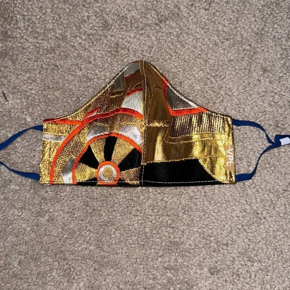 VPL Japanese Vintage Kimono OBI Face Mask!
